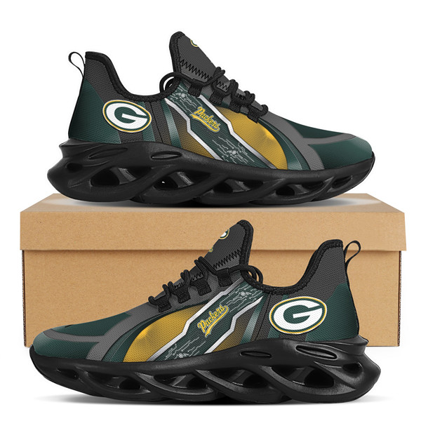Women's Green Bay Packers Flex Control Sneakers 013