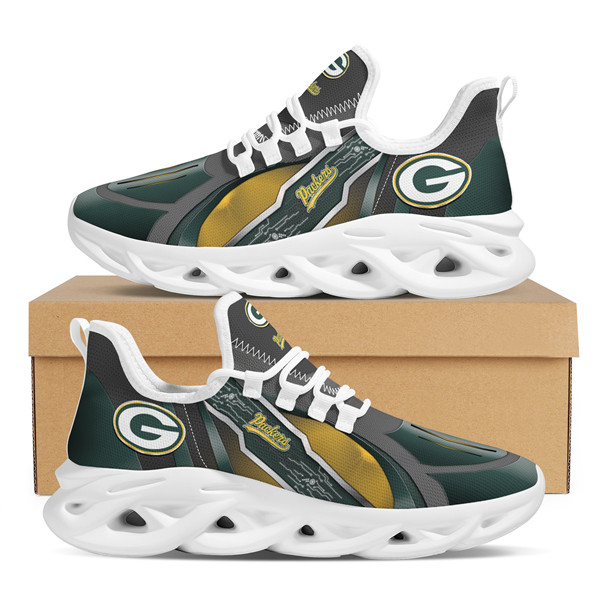 Women's Green Bay Packers Flex Control Sneakers 014