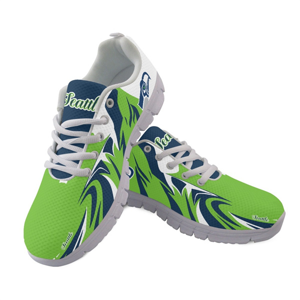 Women's Seattle Seahawks AQ Running Shoes 004