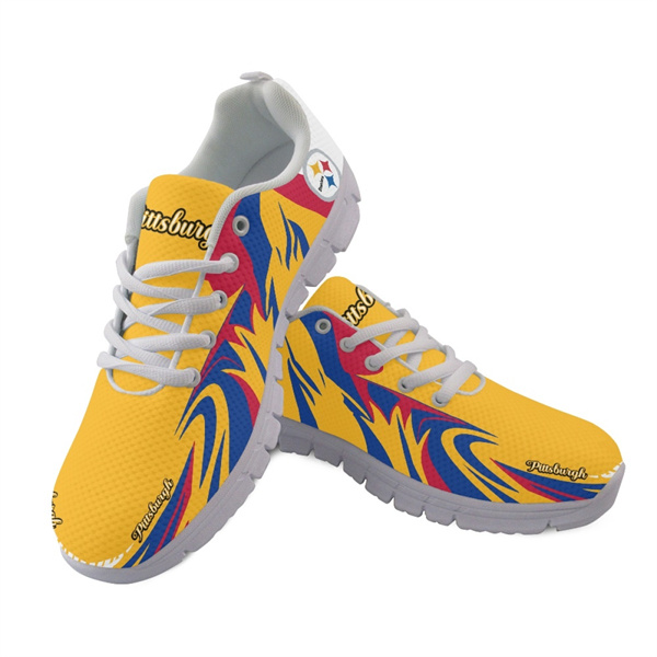 Women's Pittsburgh Steelers AQ Running Shoes 004