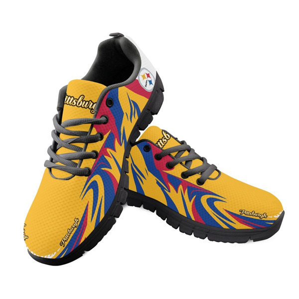 Women's Pittsburgh Steelers AQ Running Shoes 005