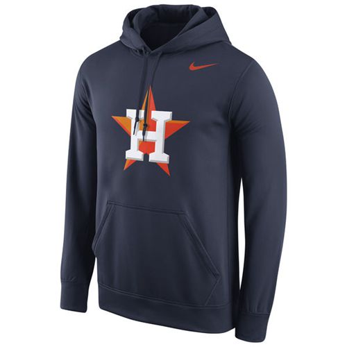 Houston Astros Nike Logo Performance Navy Pullover MLB Hoodie