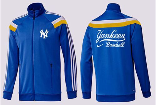 MLB New York Yankees Zip Jacket Blue_3