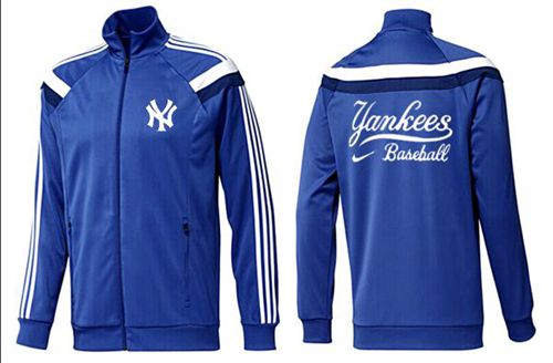 MLB New York Yankees Zip Jacket Blue_4