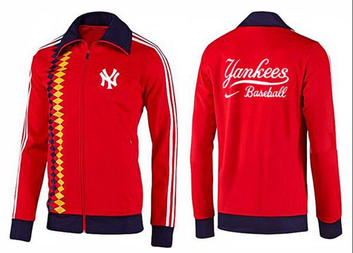 MLB New York Yankees Zip Jacket Orange