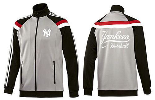 MLB New York Yankees Zip Jacket Grey