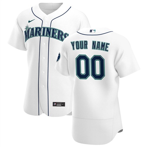 Men's Seattle Mariners ACTIVE PLAYER Custom Authentic Stitched MLB Jersey