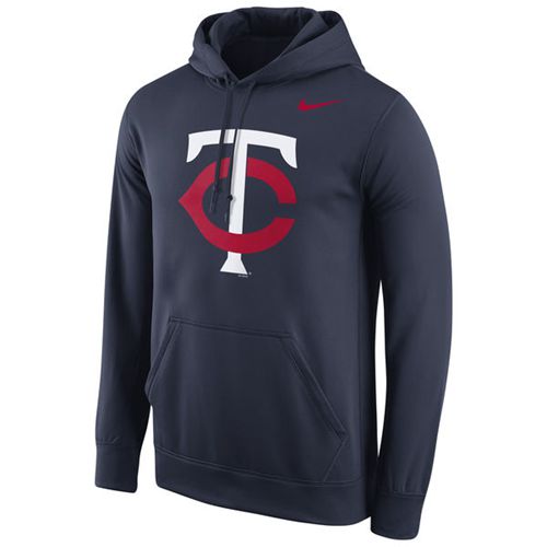 Minnesota Twins Nike Logo Performance Pullover Navy MLB Hoodie