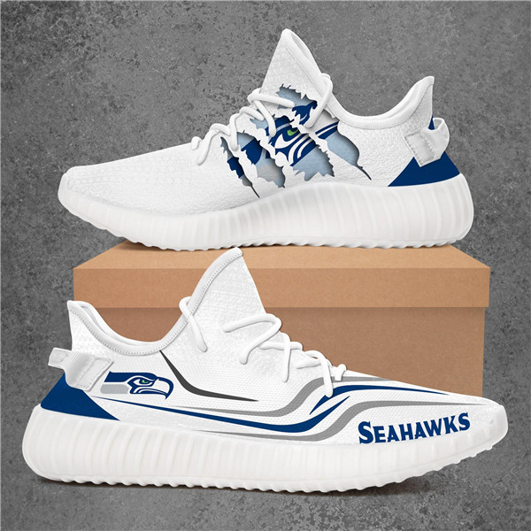 Women's Seattle Seahawks Mesh Knit Sneakers/Shoes 012