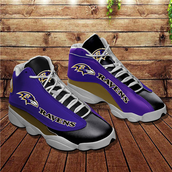 Women's Baltimore Ravens Limited Edition JD13 Sneakers 002