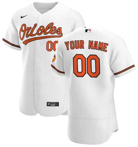 Men's Baltimore Orioles ACTIVE PLAYER Custom Authentic Stitched MLB Jersey