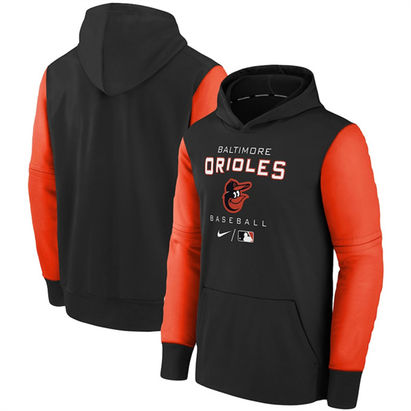 Men's Baltimore Orioles Black 2022 City Connect Therma Performance ...