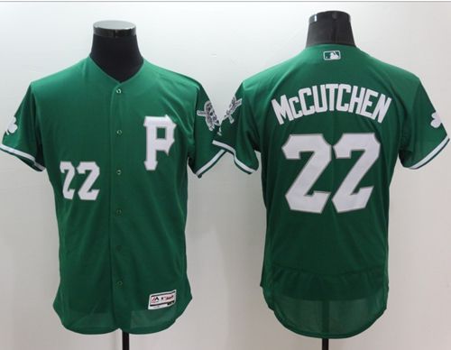 Pirates #22 Andrew McCutchen Green Celtic Flexbase Authentic Collection Stitched MLB Jersey