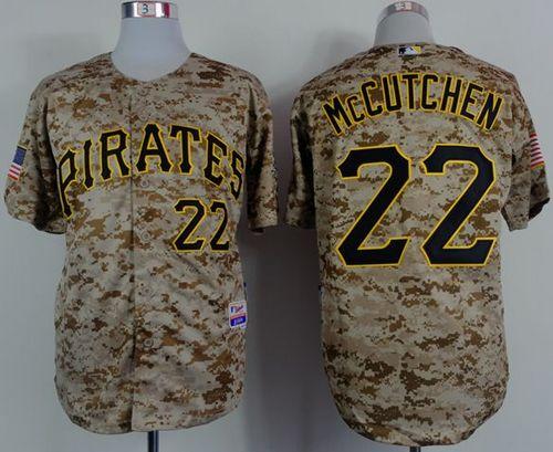 Pirates #22 Andrew McCutchen Camo Alternate Cool Base Stitched MLB Jersey