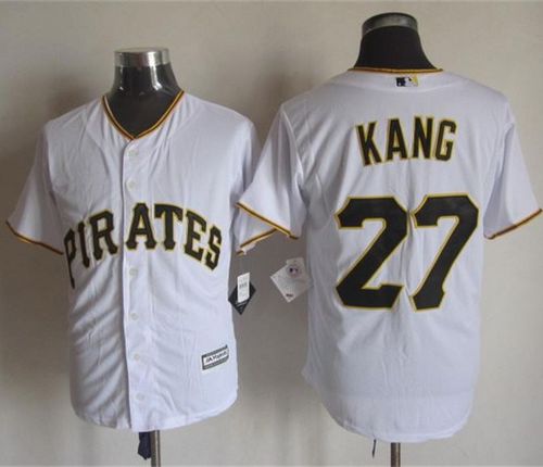 Pirates #27 Jung-ho Kang White New Cool Base Stitched MLB Jersey