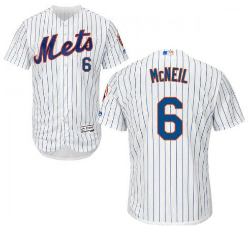 Men's New York Mets #6 Jeff McNeil White 2019 Cool Base Stitched MLB Jersey