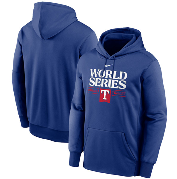 Men's Texas Rangers 2023 World Series Collection Dugout Pullover Hoodie