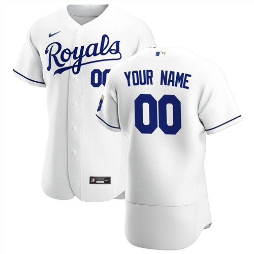 Men's Kansas City Royals Customized Authentic Stitched MLB Jersey