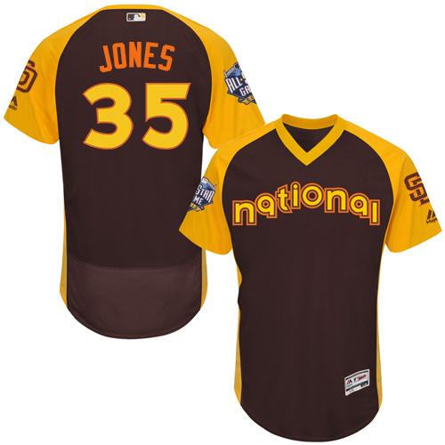 Padres #35 Randy Jones Brown Flexbase Authentic Collection 2016 All-Star National League Stitched MLB Jersey