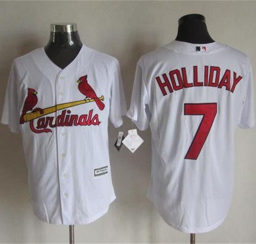 Cardinals #7 Matt Holliday White New Cool Base Stitched MLB Jersey