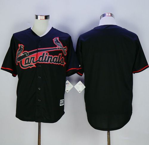 Cardinals Blank Black New Cool Base Fashion Stitched MLB Jersey