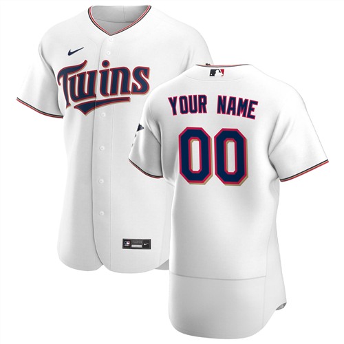 Men's Minnesota Twins Customized Authentic Stitched MLB Jersey
