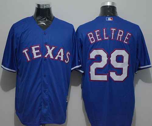 Rangers #29 Adrian Beltre Blue New Cool Base Stitched MLB Jersey