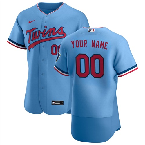 Men's Minnesota Twins ACTIVE PLAYER Custom Authentic Stitched MLB Jersey