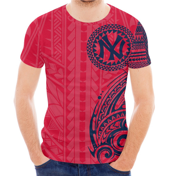 Men's New York Yankees Red/Navy T-Shirt