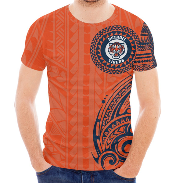 Men's Detroit Tigers Orange T-Shirt