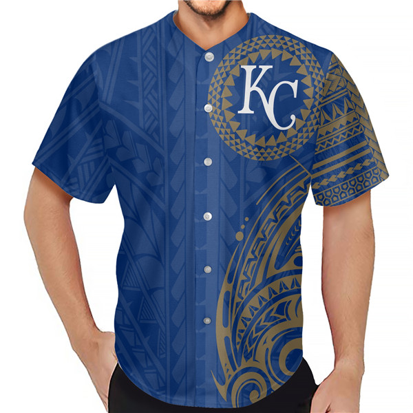 Men's Kansas City Royals Navy Baseball Jersey