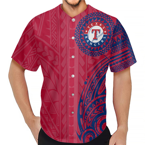 Men's Texas Rangers Red Baseball Jersey