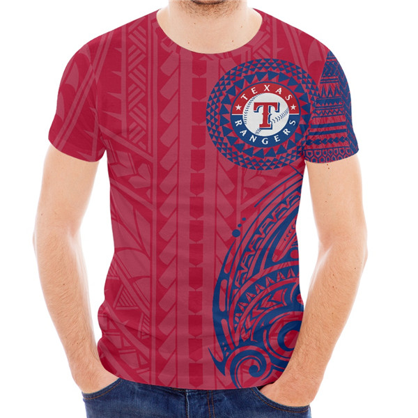 Men's Texas Rangers Red T-Shirt