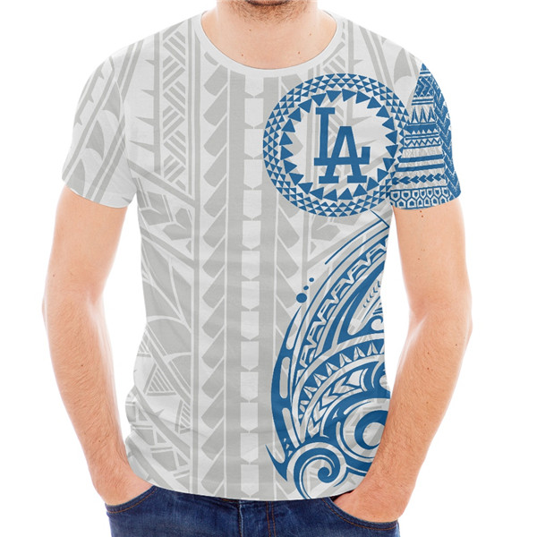 Men's Los Angeles Dodgers Gray T-Shirt