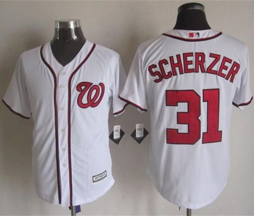 Nationals #34 Bryce Harper White New Cool Base Stitched MLB Jersey