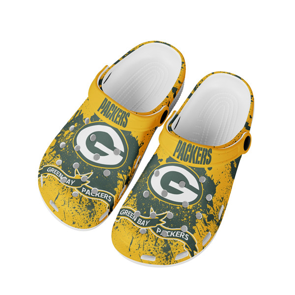 Women's Green Bay Packers Bayaband Clog Shoes 002