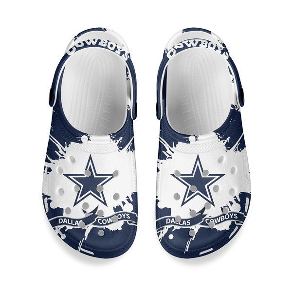 Women's Dallas Cowboys Bayaband Clog Shoes 001