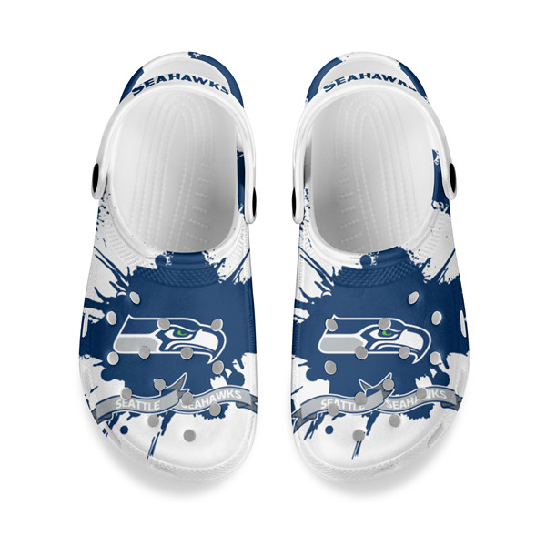 Women's Seattle Seahawks Bayaband Clog Shoes 001