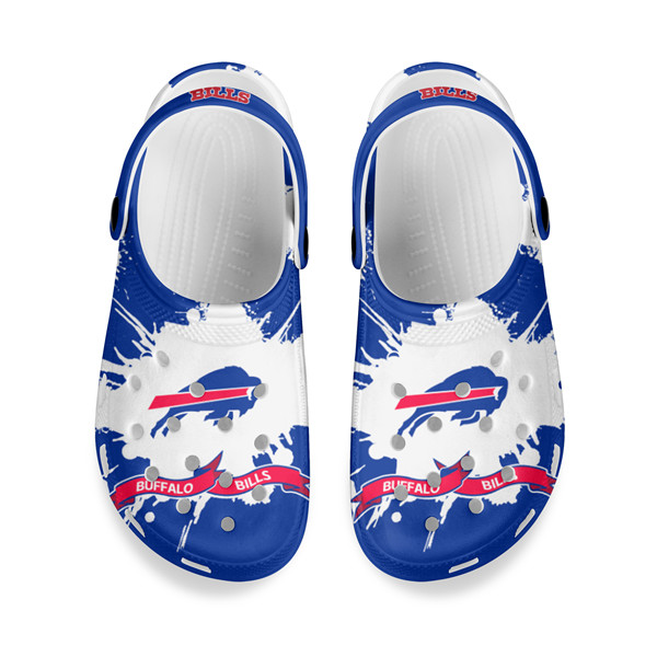 Women's Buffalo Bills Bayaband Clog Shoes 001