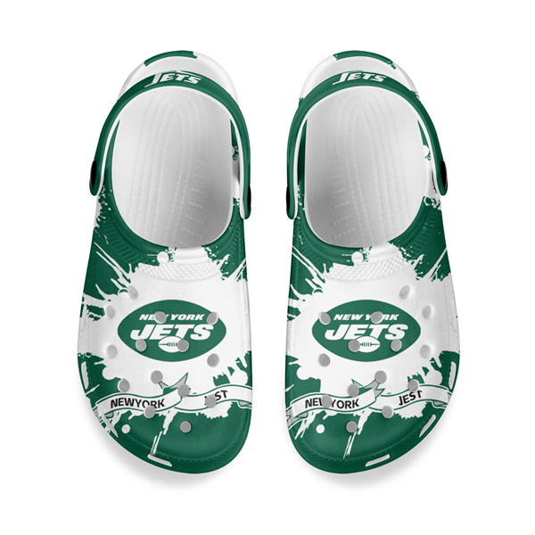 Women's New York Jets Bayaband Clog Shoes 001