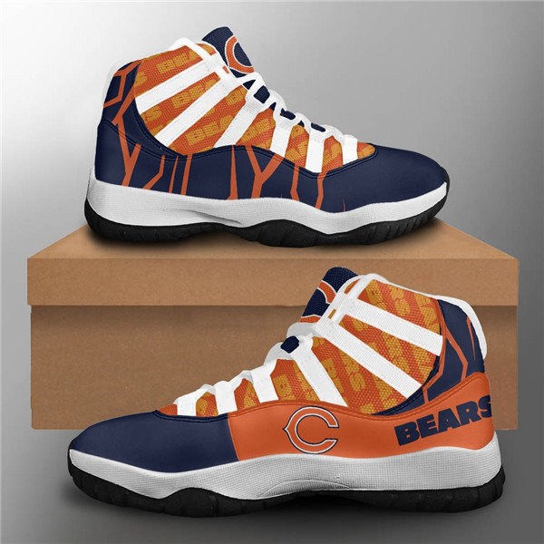 Men's Chicago Bears Air Jordan 11 Sneakers 002