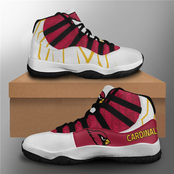 Men's Arizona Cardinals Air Jordan 11 Sneakers 001