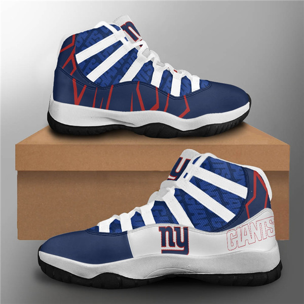 Men's New York Giants Air Jordan 11 Sneakers 002