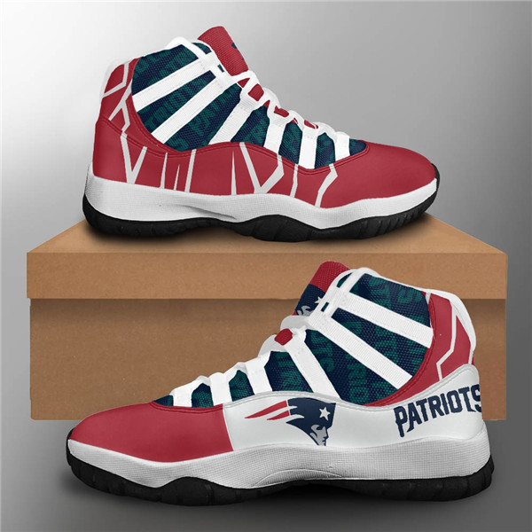 Men's New England Patriots Air Jordan 11 Sneakers 002