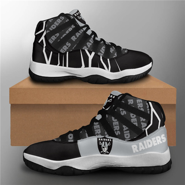 Men's Las Vegas Raiders Air Jordan 11 Sneakers 001