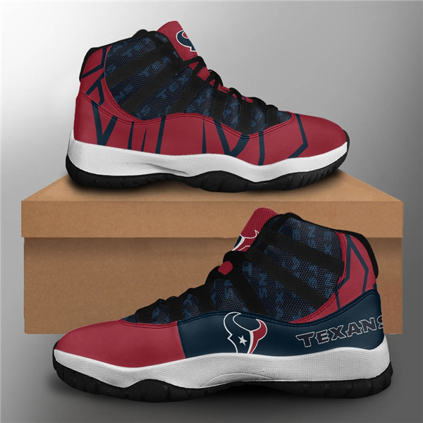Men's Houston Texans Air Jordan 11 Sneakers 001