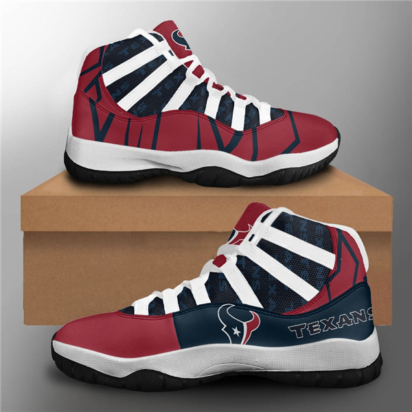 Men's Houston Texans Air Jordan 11 Sneakers 002