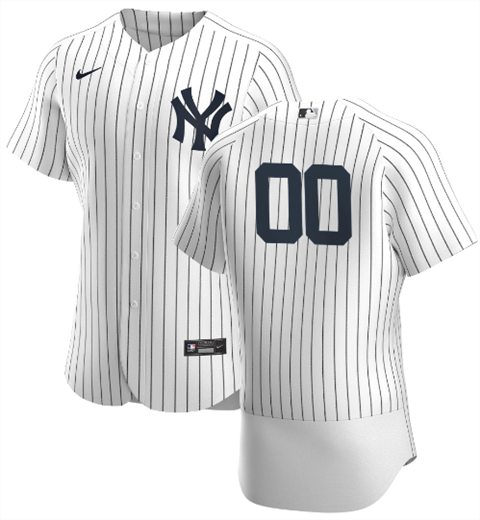 Men's New York Yankees Customized Authentic Stitched MLB Jersey