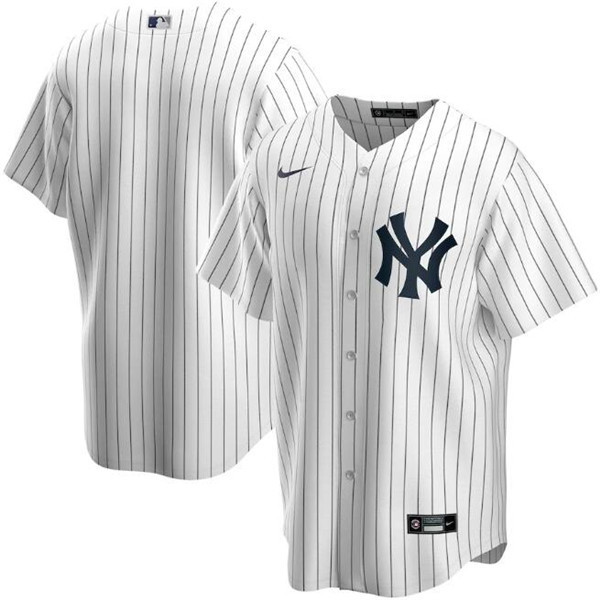 Men's New York Yankees White Cool Base Stitched MLB Jersey.