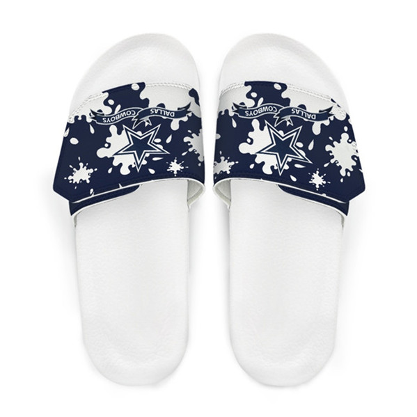 Men's Dallas Cowboys Beach Adjustable Slides Non-Slip Slippers/Sandals/Shoes 002